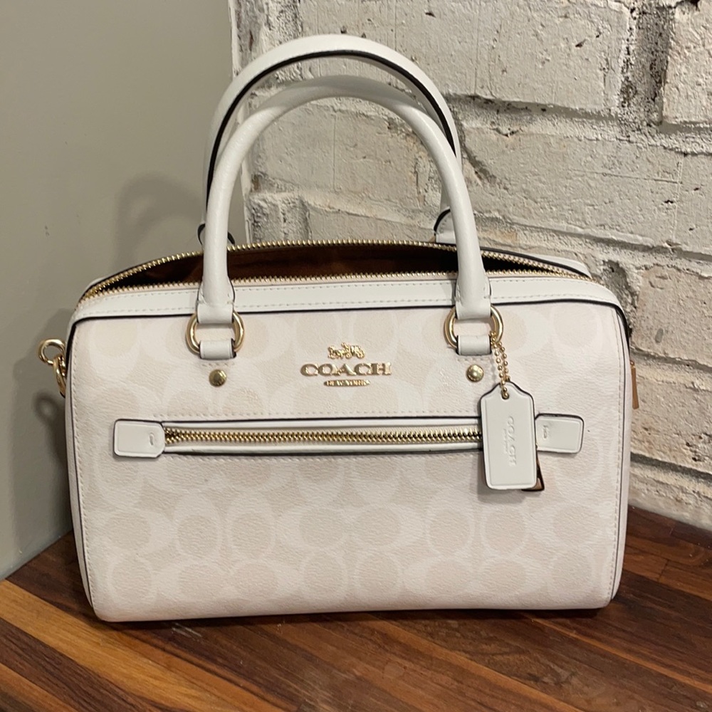 Rowan Satchel In Signature Leather - NWT